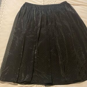 Banana Republic a-line polka dot skirt